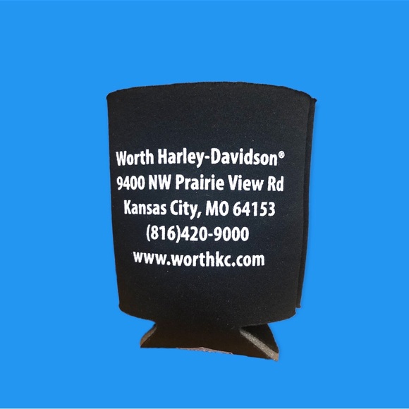 New Black Harley-Davidson Motorcycles Kansas City Koozie - Picture 3 of 3
